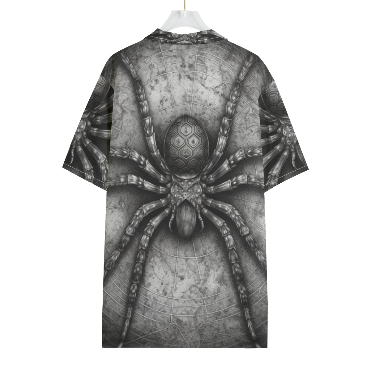 Hawaiian shirt with with a huge 3d Spider 2025 CrazyWear - Image 3