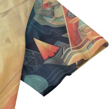 Eco-friendly All-over Print Unisex V-neck T-Shirt