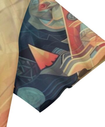 Eco-friendly All-over Print Unisex V-neck T-Shirt