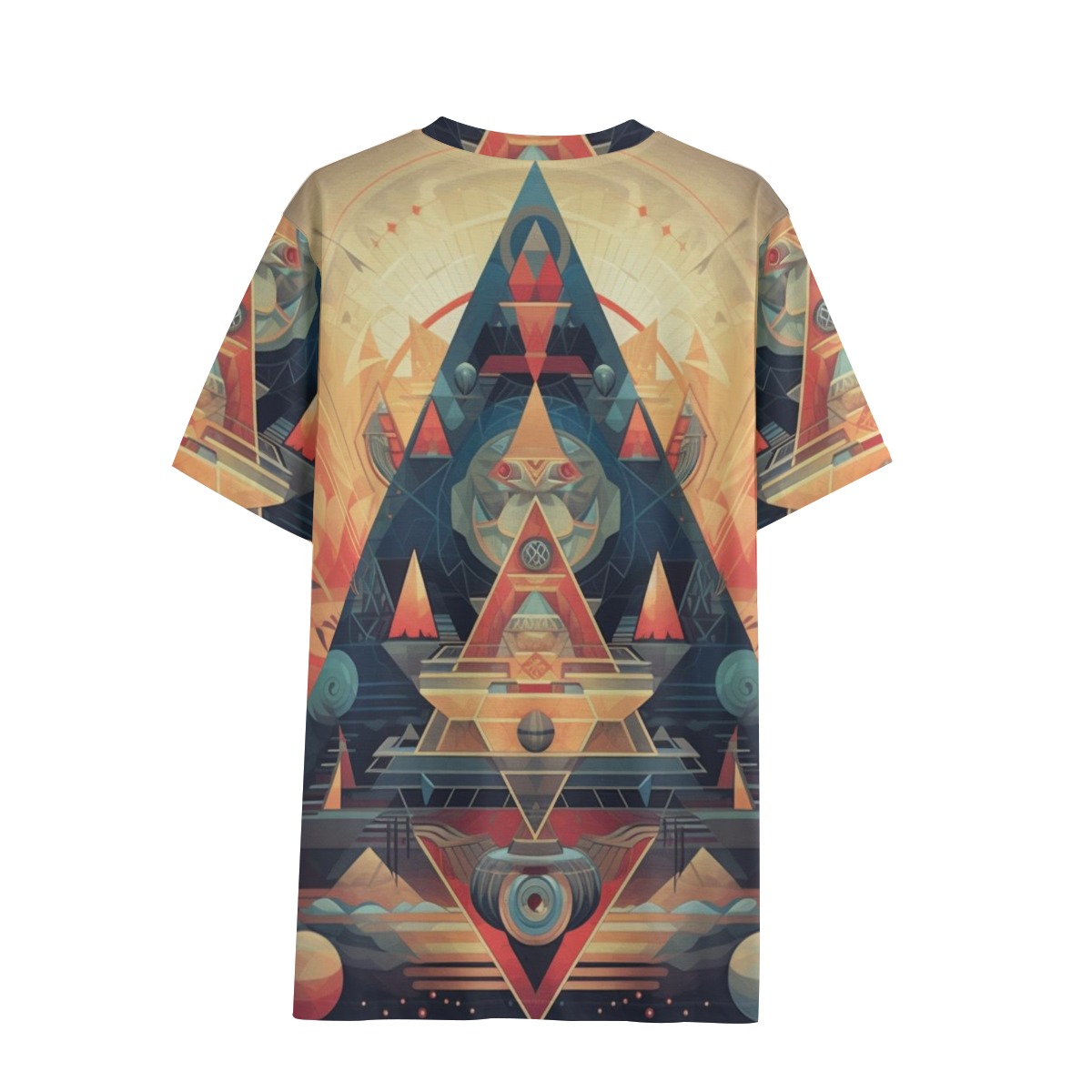 Eco-friendly All-over Print Unisex V-neck T-Shirt - Image 3