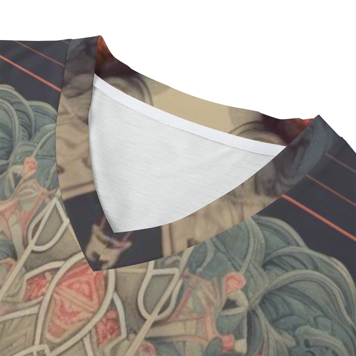 Eco-friendly All-over Print Unisex V-neck T-Shirt - Image 2