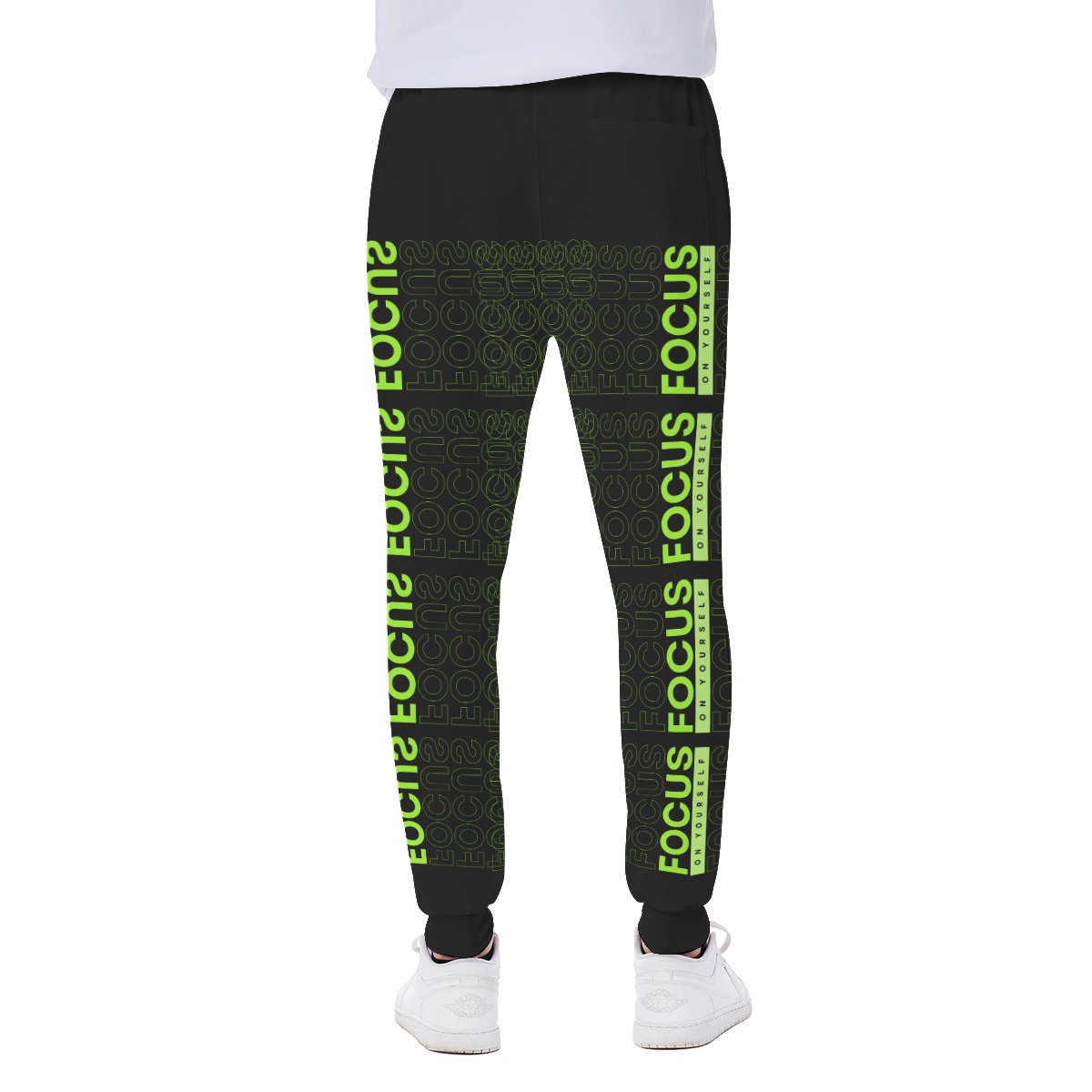 CrazyWear Men's Sweatpants Focus All-Over Print - Image 2
