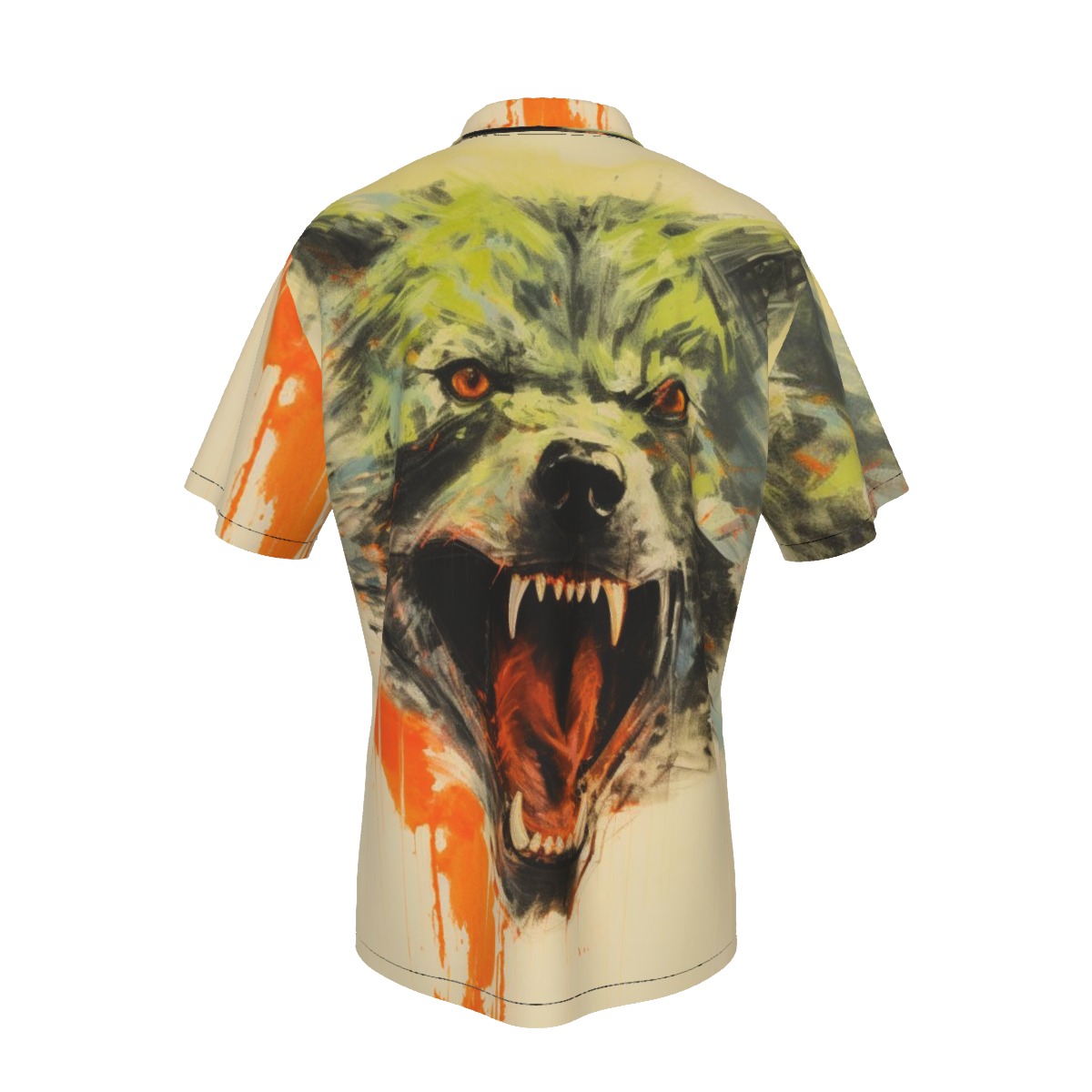 All-Over Print Men's Hawaiian Shirt Wolf AiGcDesign - Image 3