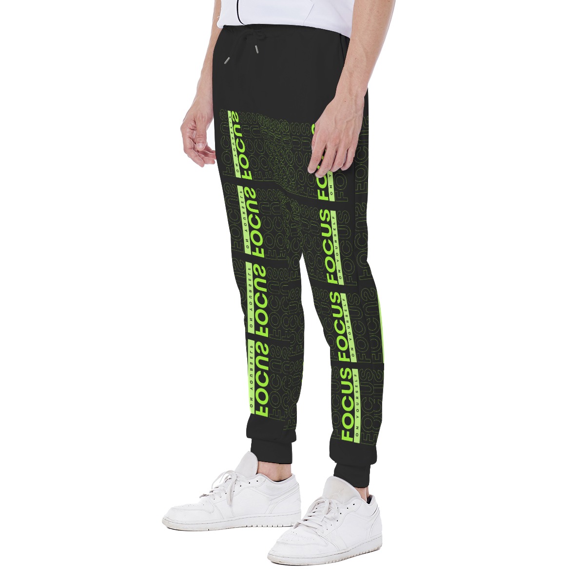 CrazyWear Men's Sweatpants Focus All-Over Print