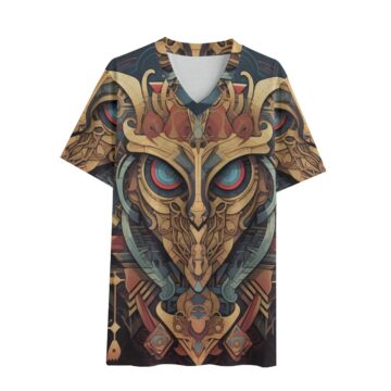Eco-friendly All-over Print Unisex V-neck T-Shirt Spiritual I