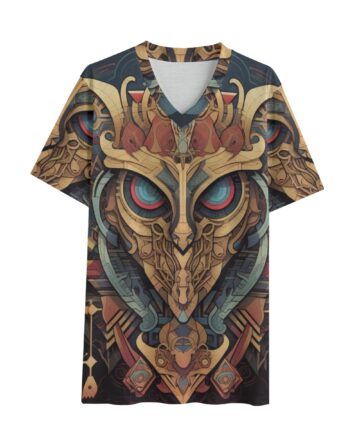 Eco-friendly All-over Print Unisex V-neck T-Shirt Spiritual I