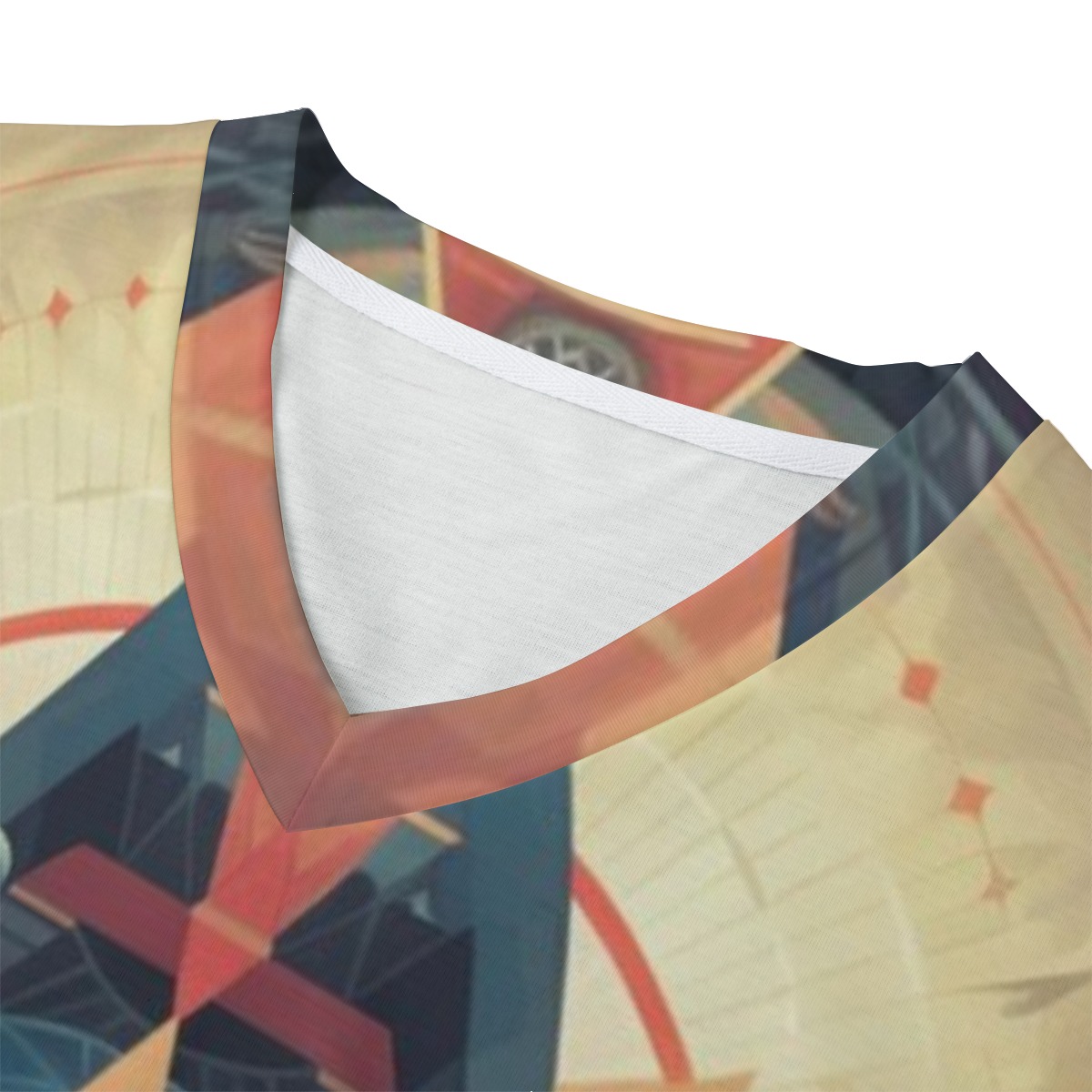 Eco-friendly All-over Print Unisex V-neck T-Shirt - Image 2