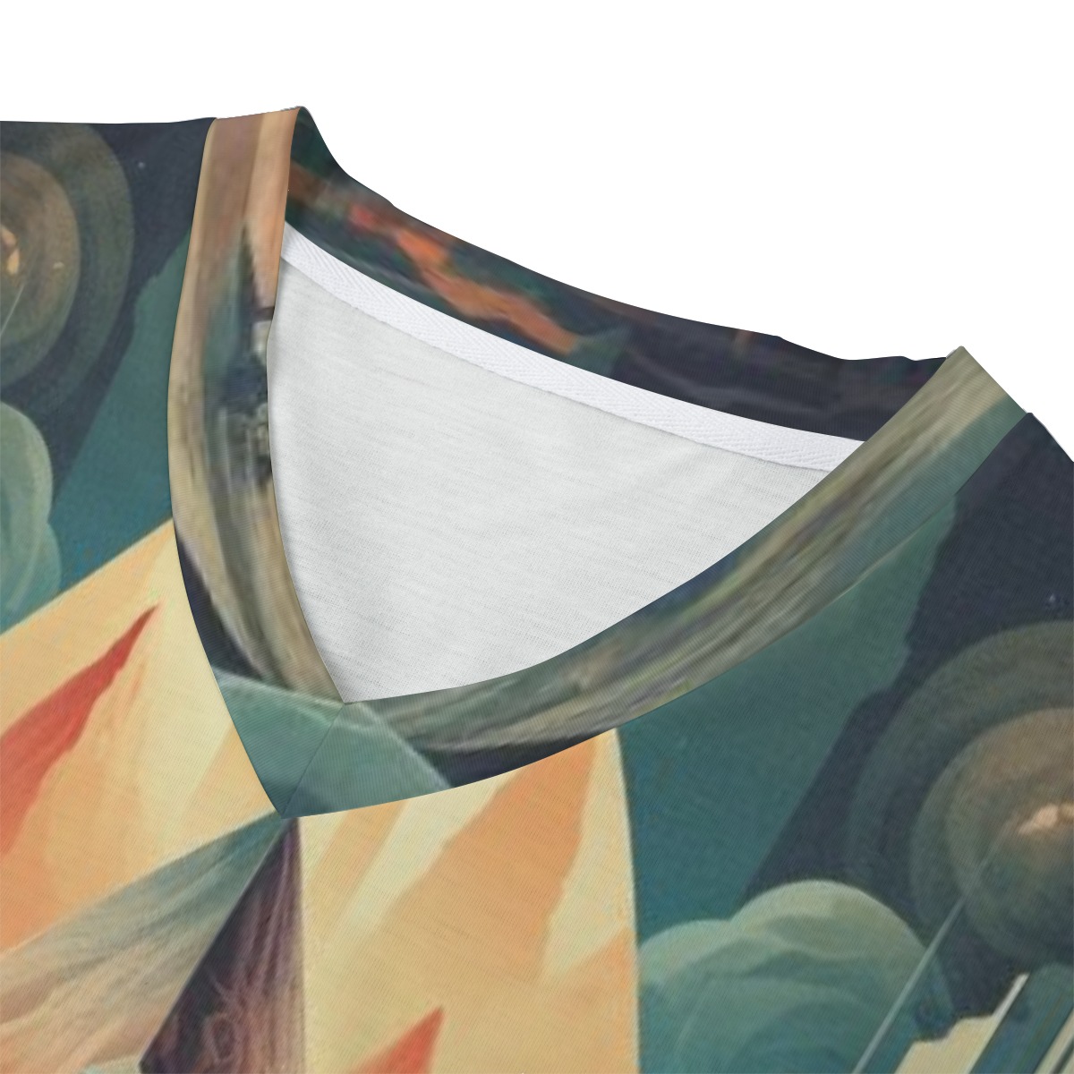 Eco-friendly All-over Print Unisex V-neck T-Shirt - Image 2