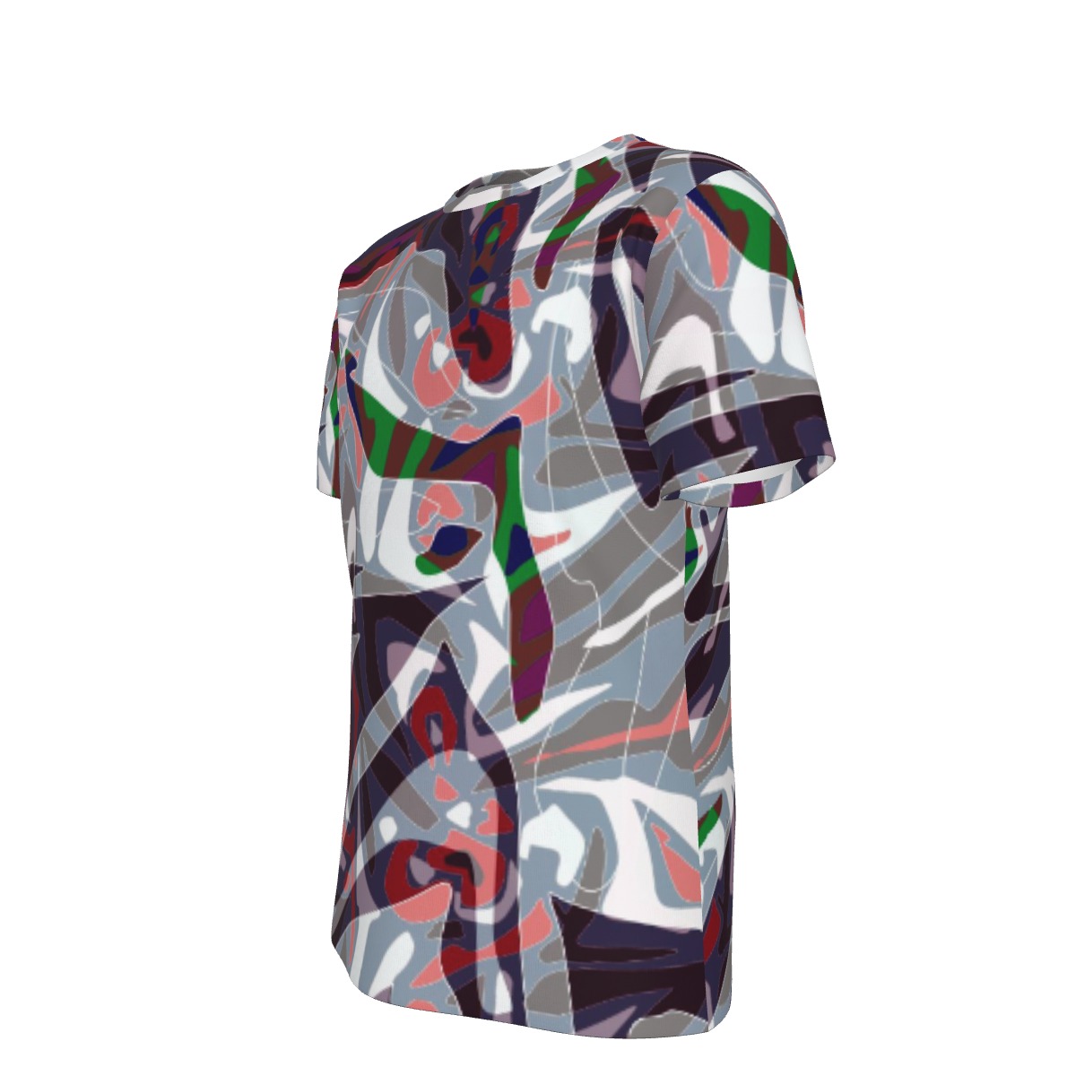 All-Over Print Men's O-Neck T-Shirt | 190GSM Cotton - Image 4