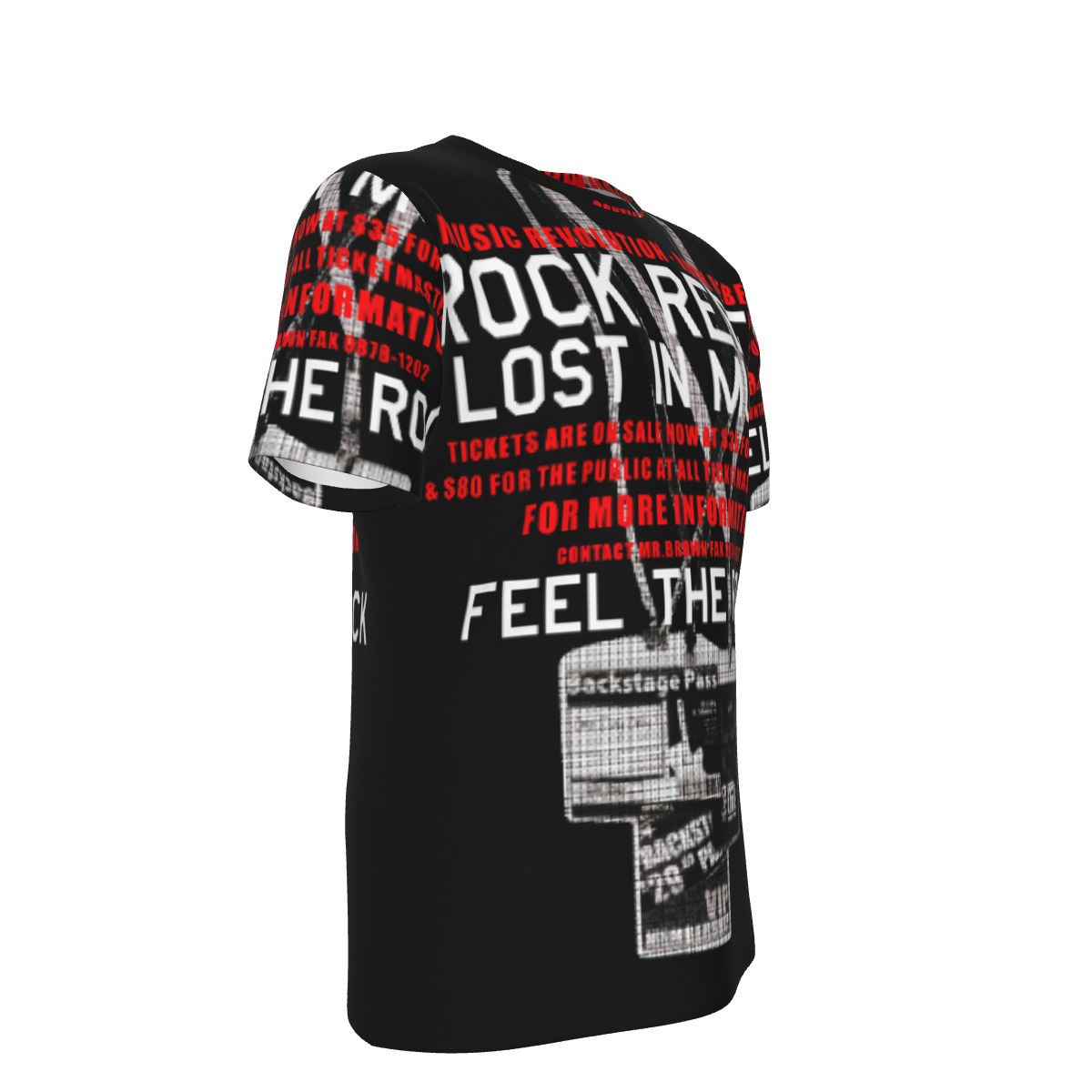 All-Over Print Men's O-Neck T-Shirt | 190GSM Cotton - Image 3