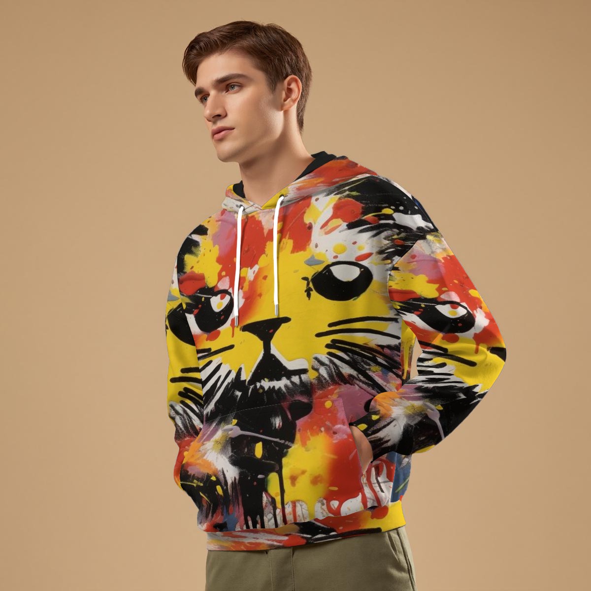 All-Over Print Unisex Pullover Hoodie | 310GSM Cotton - Image 5