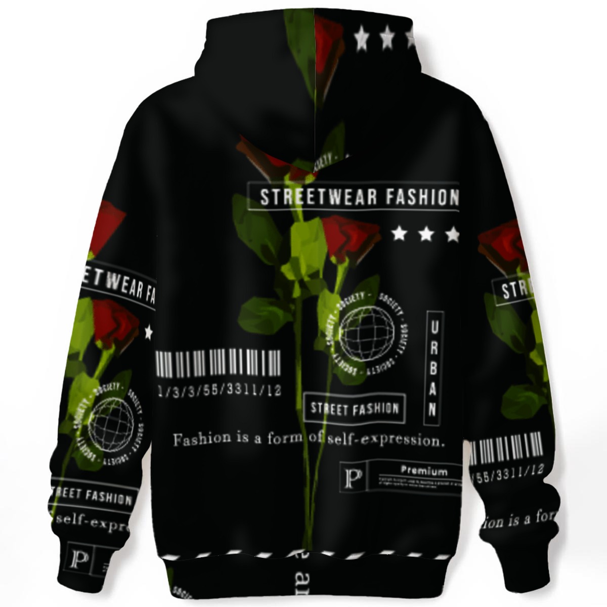 All-Over Print Unisex Pullover Hoodie | 310GSM Cotton - Image 5