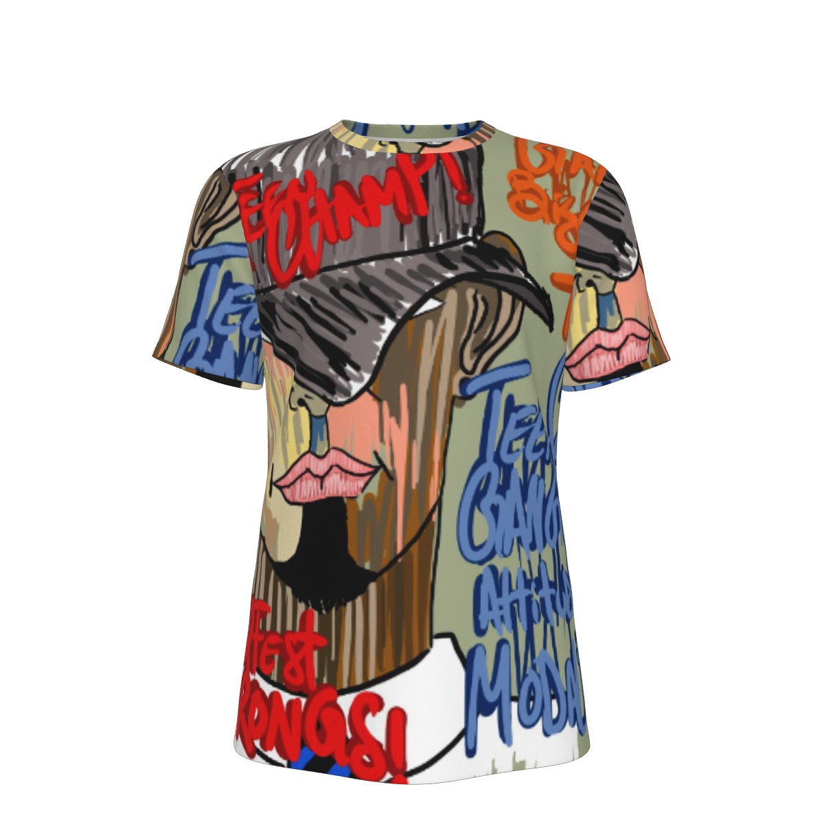 All-Over Print Men's O-Neck T-Shirt | 190GSM Cotton