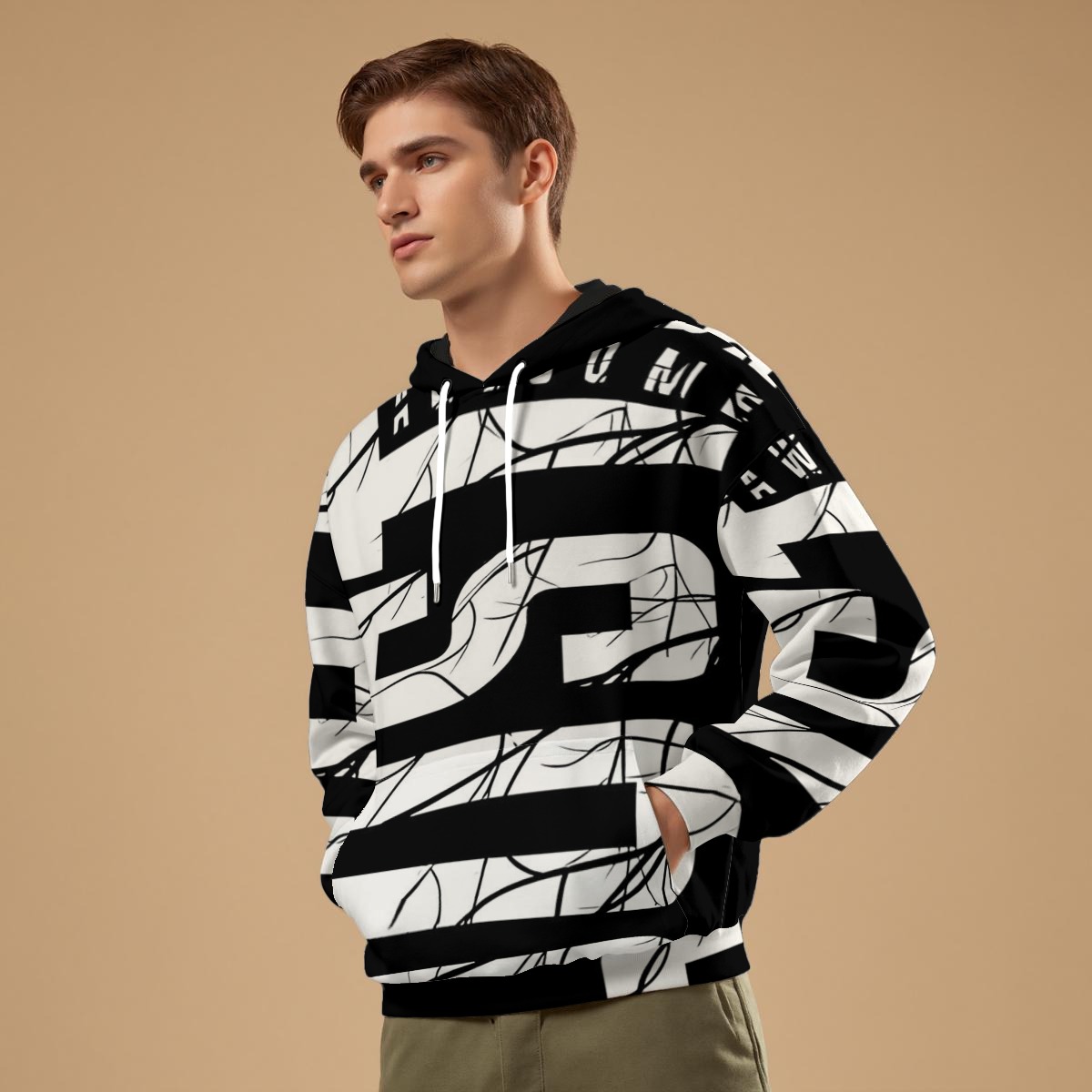 All-Over Print Unisex Pullover Hoodie | 310GSM Cotton - Image 4