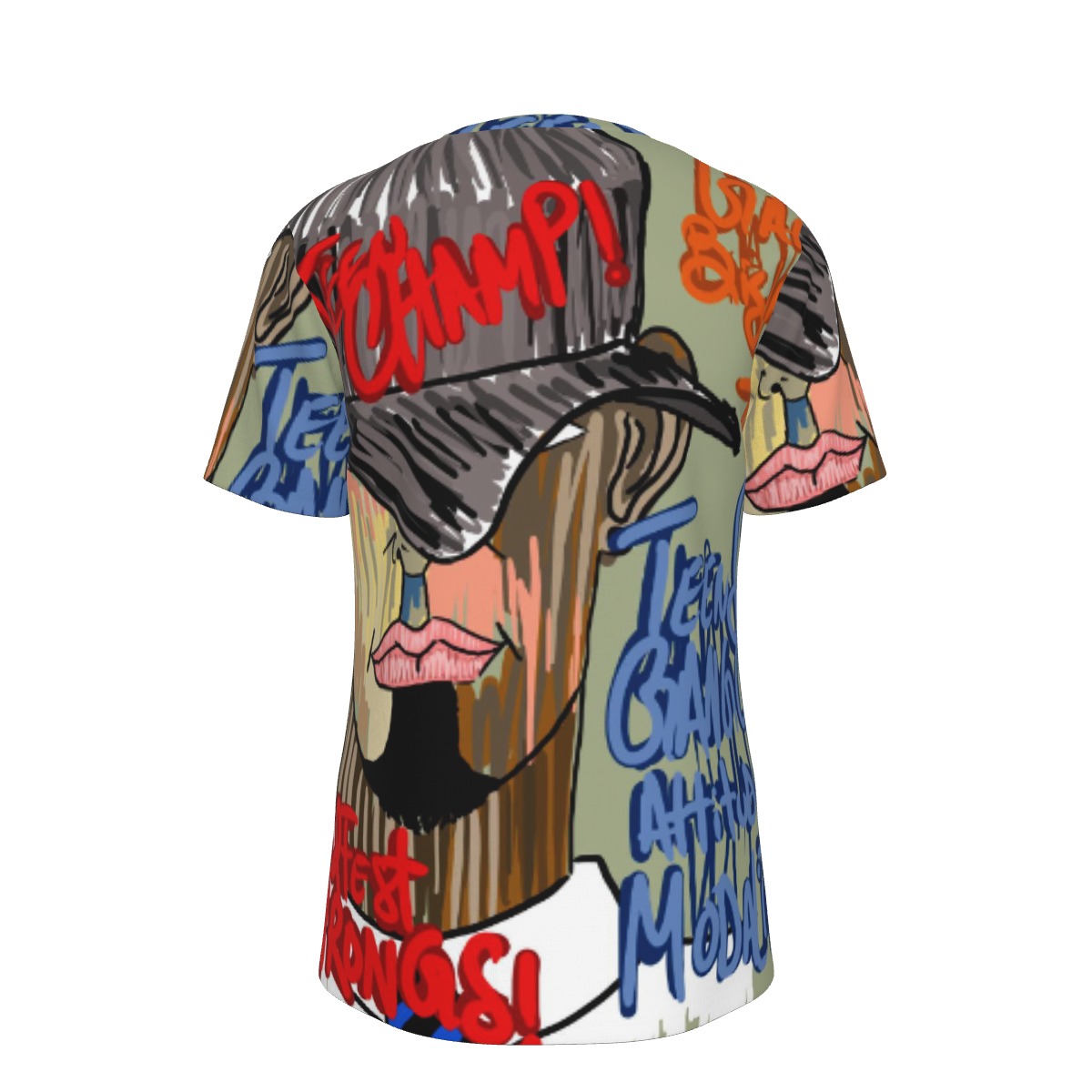 All-Over Print Men's O-Neck T-Shirt | 190GSM Cotton - Image 2