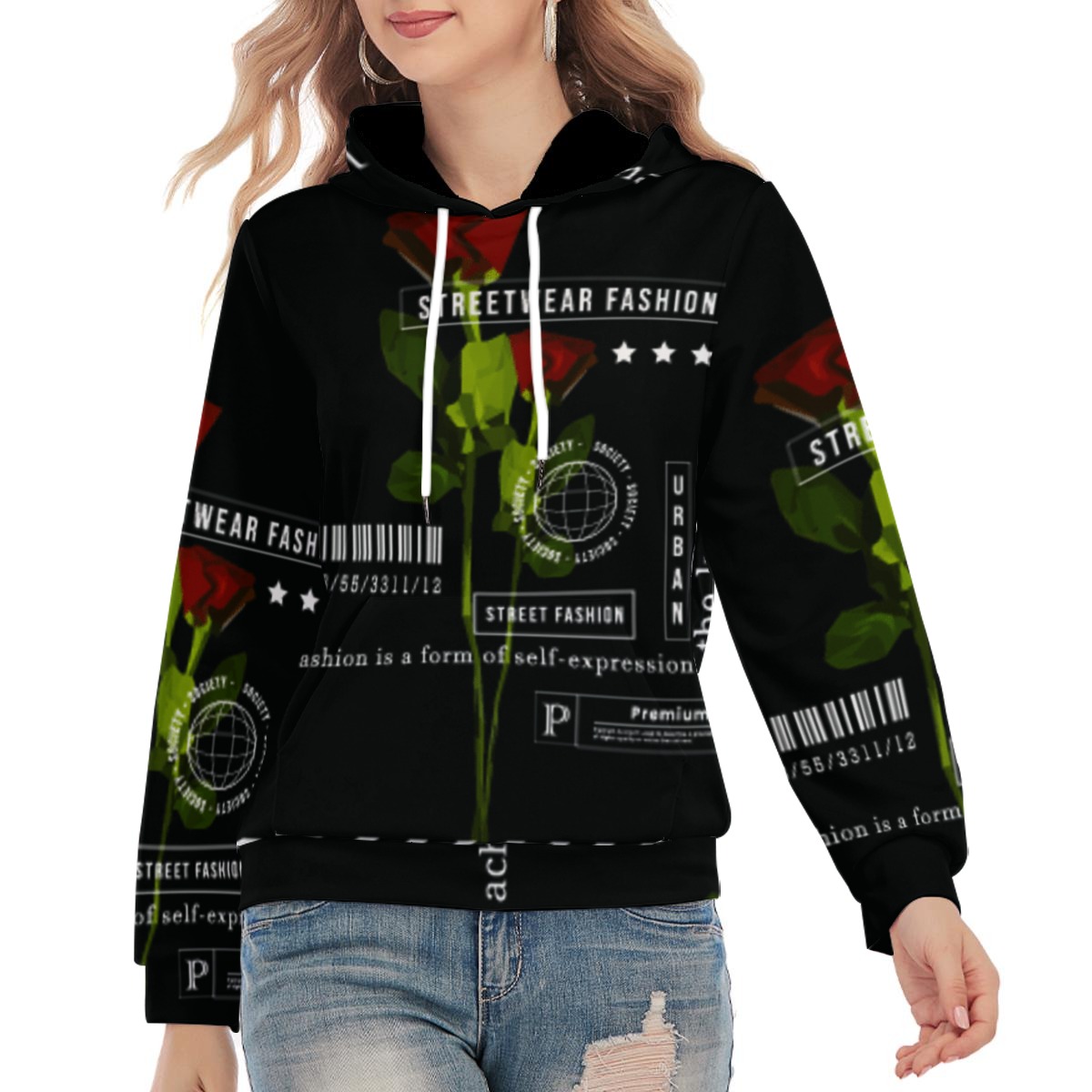 All-Over Print Unisex Pullover Hoodie | 310GSM Cotton - Image 4