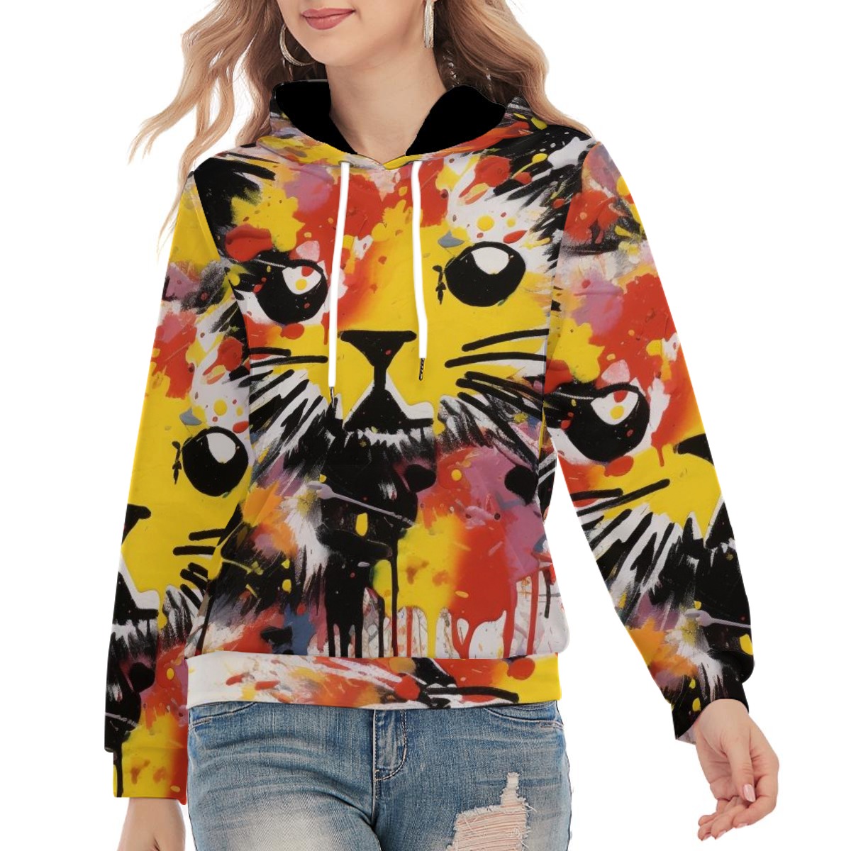 All-Over Print Unisex Pullover Hoodie | 310GSM Cotton - Image 3