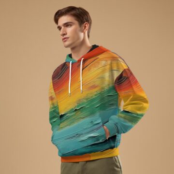 All-Over Print Unisex Pullover Hoodie | 310GSM Cotton