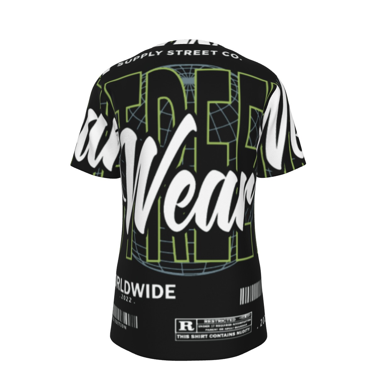 All-Over Print Men's O-Neck T-Shirt | 190GSM Cotton - Image 4