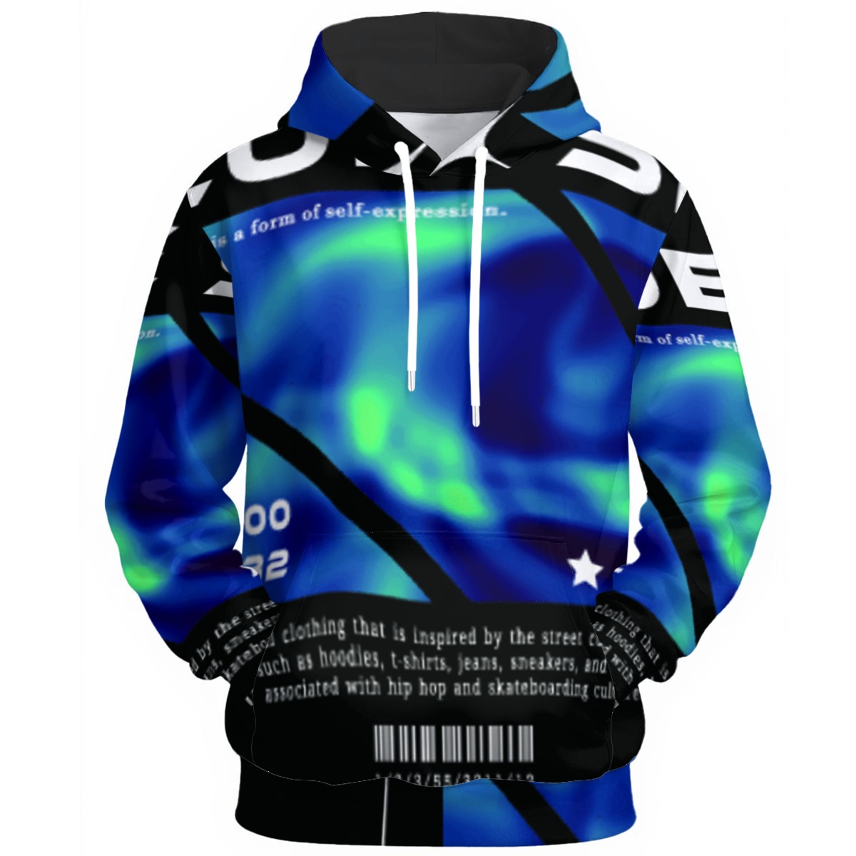 All-Over Print Unisex Pullover Hoodie | 310GSM Cotton - Image 5