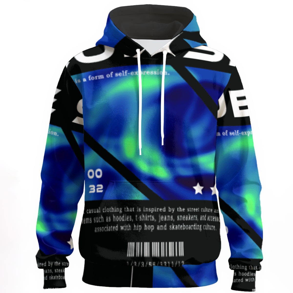 All-Over Print Unisex Pullover Hoodie | 310GSM Cotton - Image 2