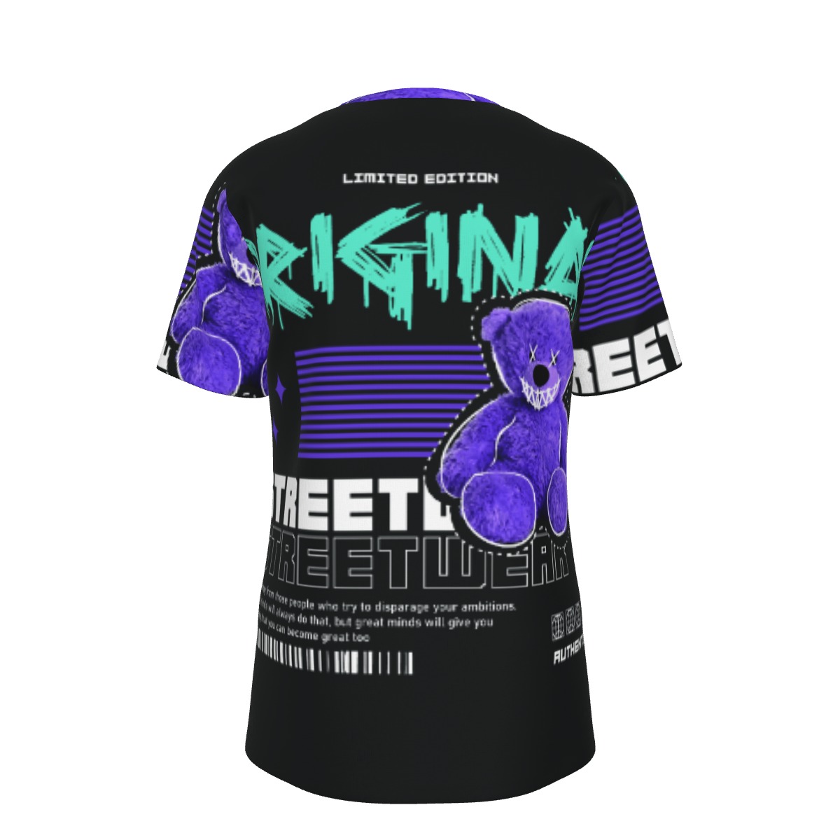 All-Over Print Men's O-Neck T-Shirt | 190GSM Cotton - Image 2