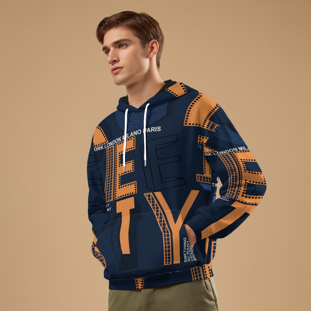 All-Over Print Unisex Pullover Hoodie | 310GSM Cotton - Image 3