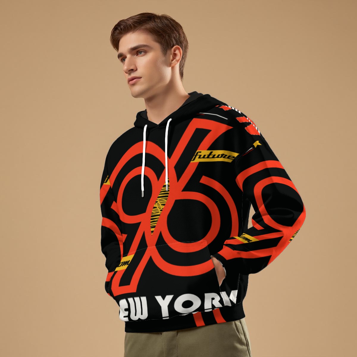 All-Over Print Unisex Pullover Hoodie | 310GSM Cotton - Image 3