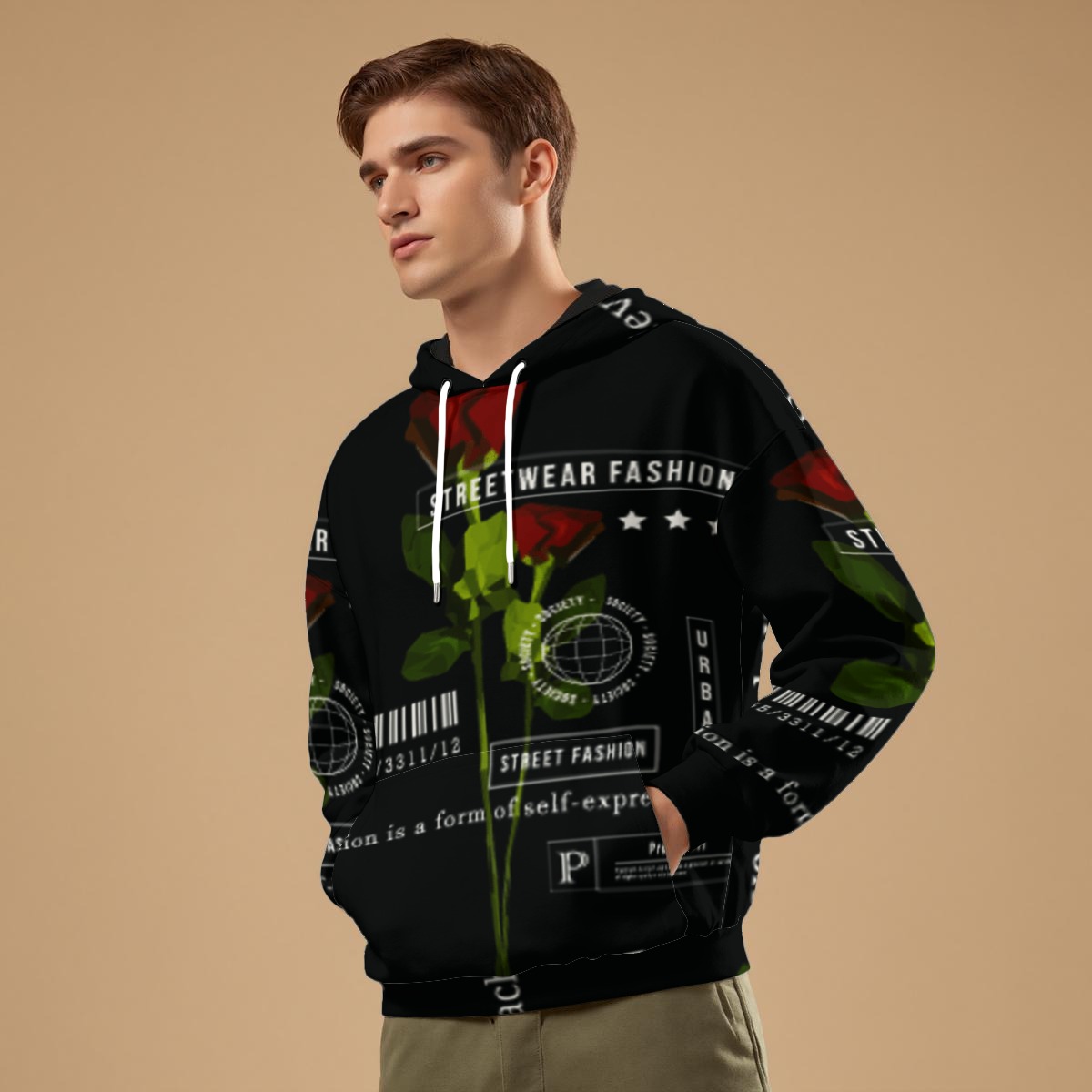 All-Over Print Unisex Pullover Hoodie | 310GSM Cotton