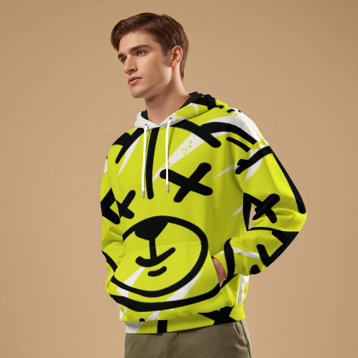 All-Over Print Unisex Pullover Hoodie | 310GSM Cotton - Image 4