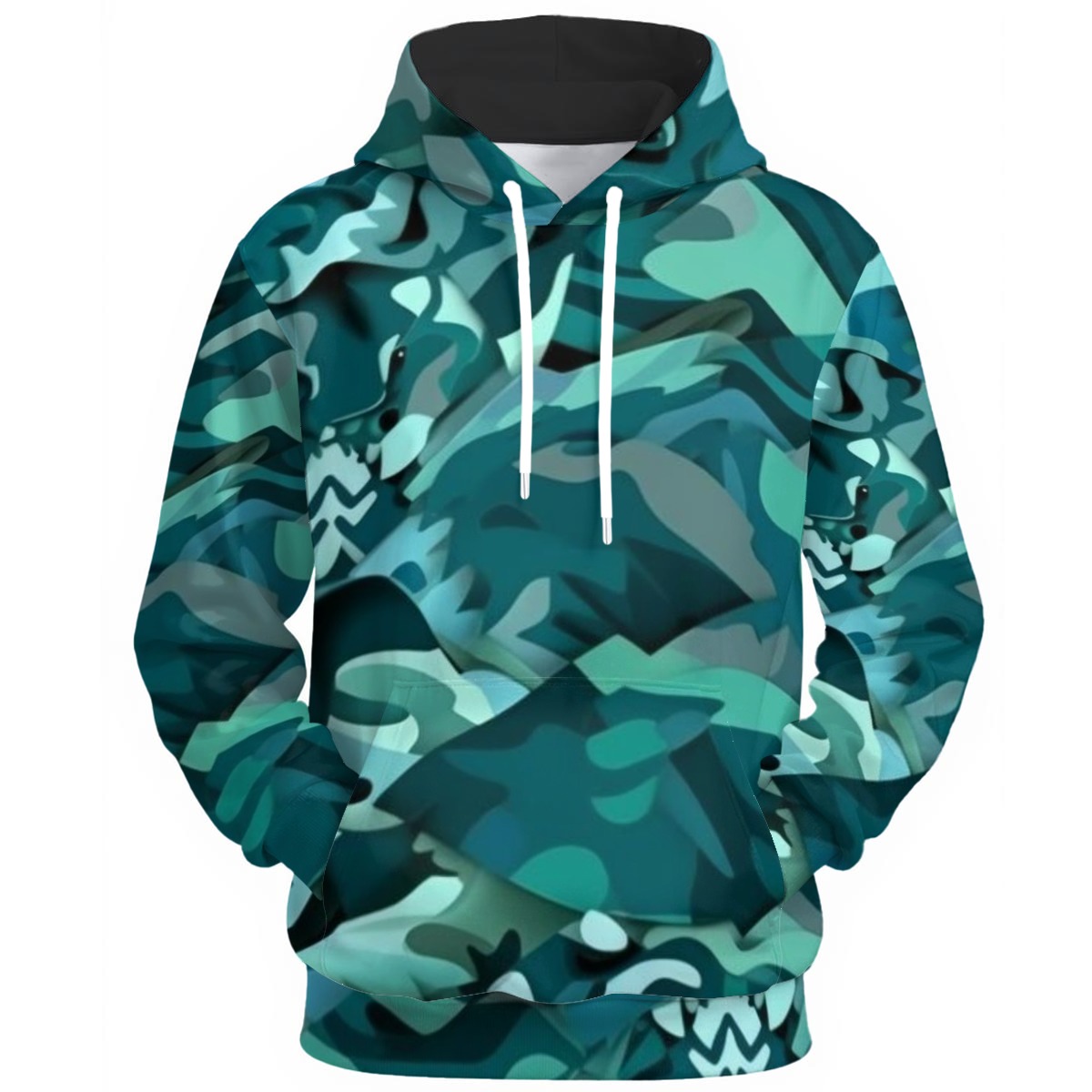 All-Over Print Unisex Pullover Hoodie | 310GSM Cotton - Image 3