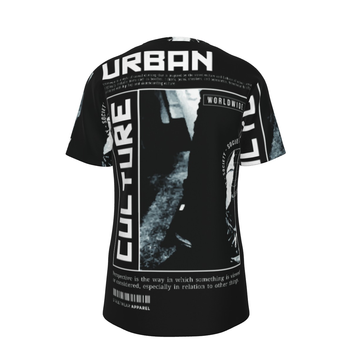 All-Over Print Men's O-Neck T-Shirt | 190GSM Cotton - Image 2