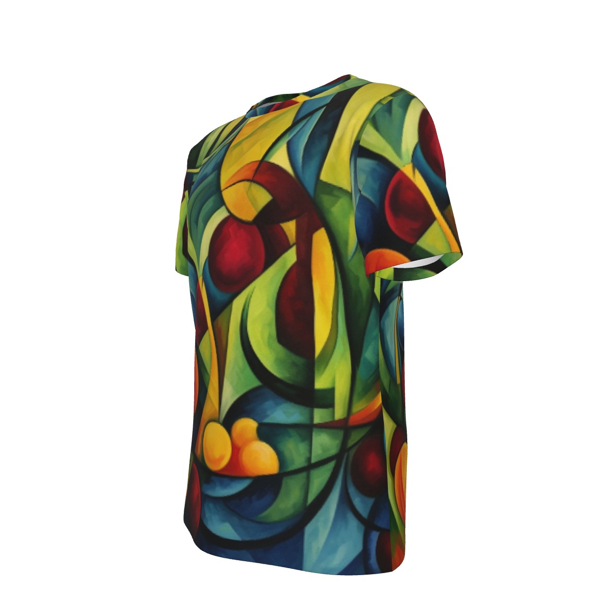 All-Over Print Men's O-Neck T-Shirt | 190GSM Cotton - Image 4
