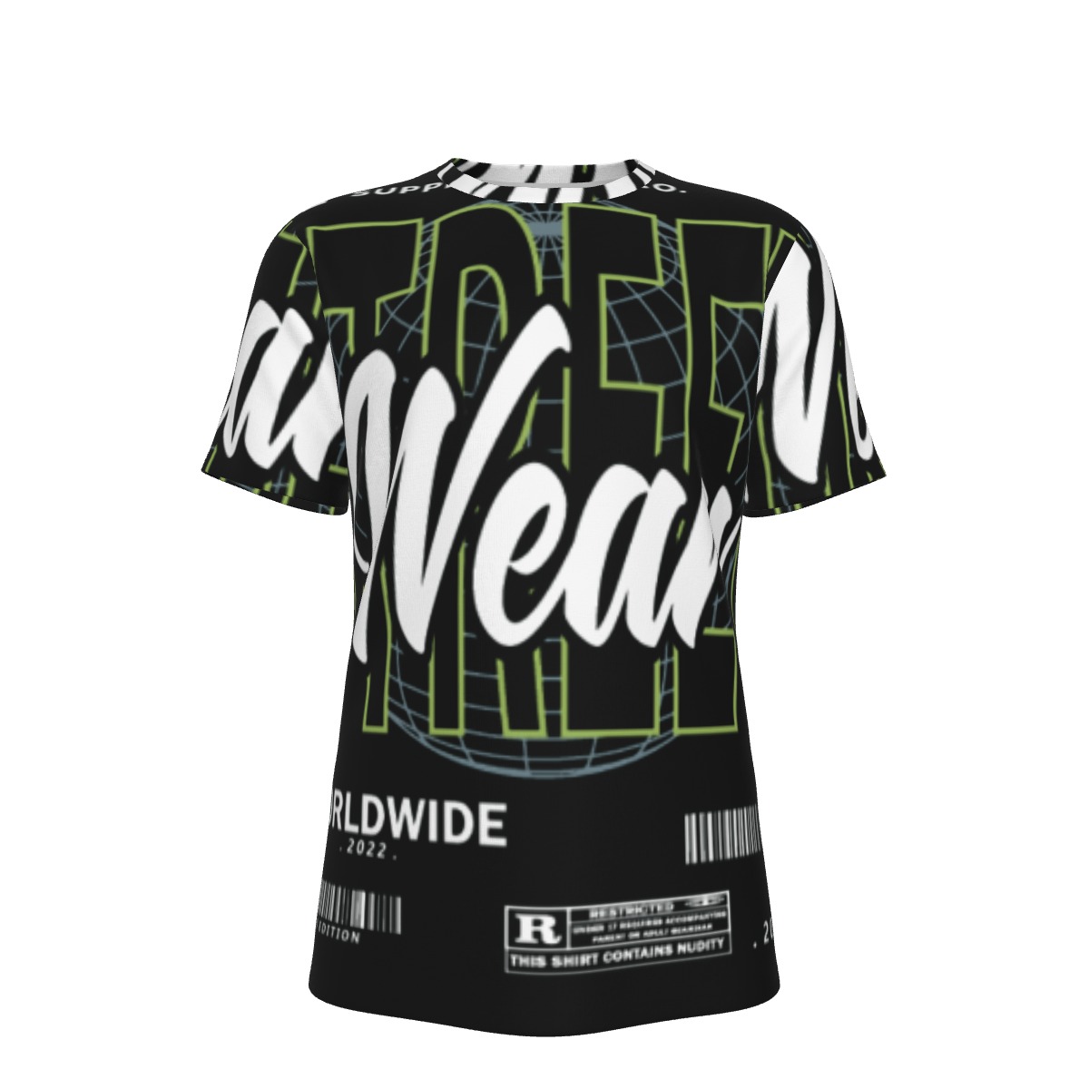 All-Over Print Men's O-Neck T-Shirt | 190GSM Cotton - Image 3