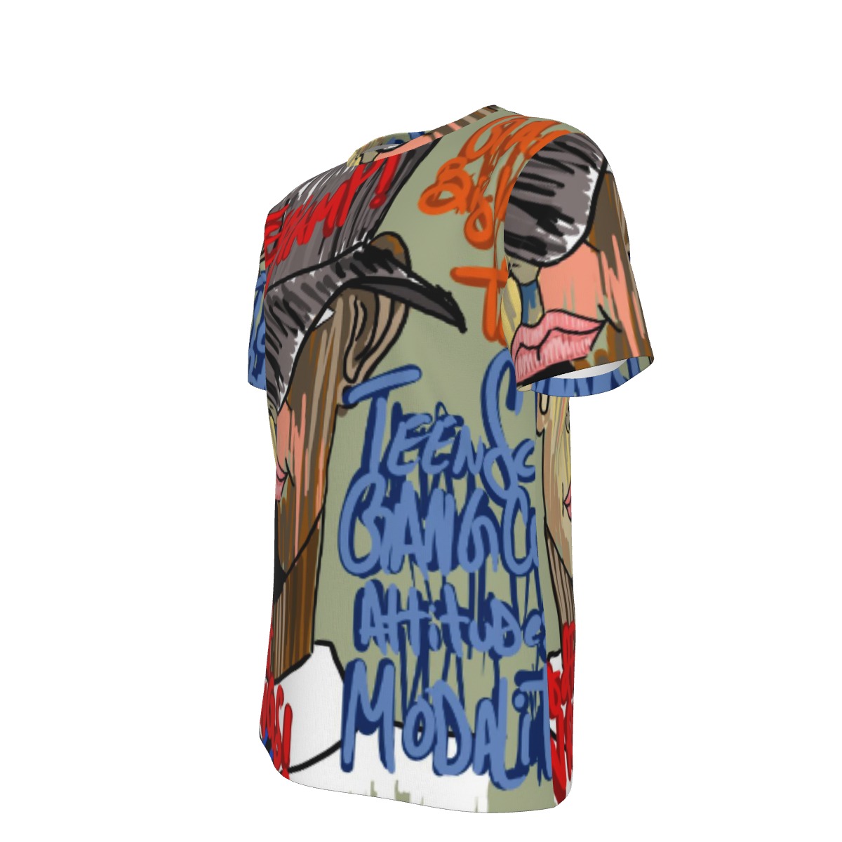 All-Over Print Men's O-Neck T-Shirt | 190GSM Cotton - Image 4