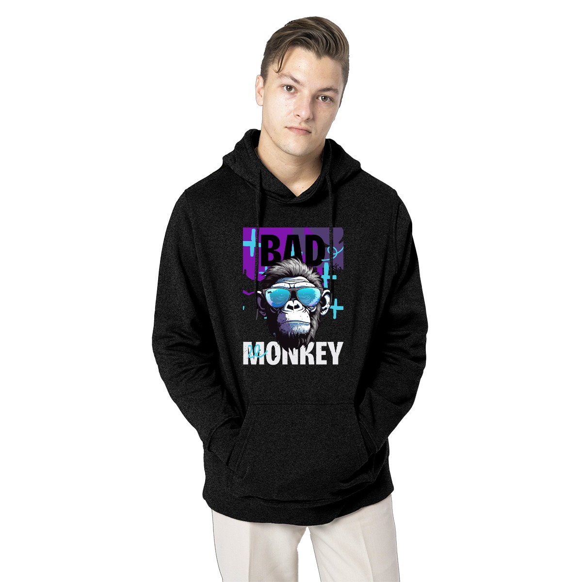 Men's Fleece Hoodie For The USA| 270GSM Front & Back DTF