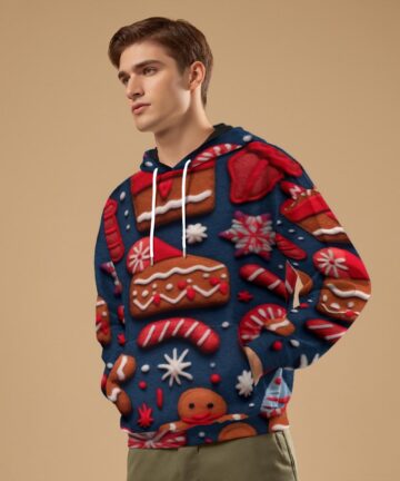 All-Over Print Unisex Pullover Hoodie | 310GSM Cotton