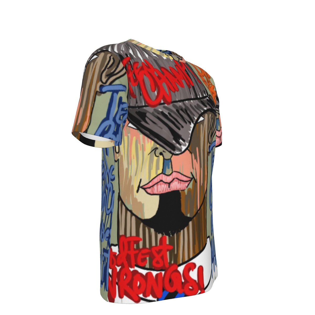 All-Over Print Men's O-Neck T-Shirt | 190GSM Cotton - Image 3