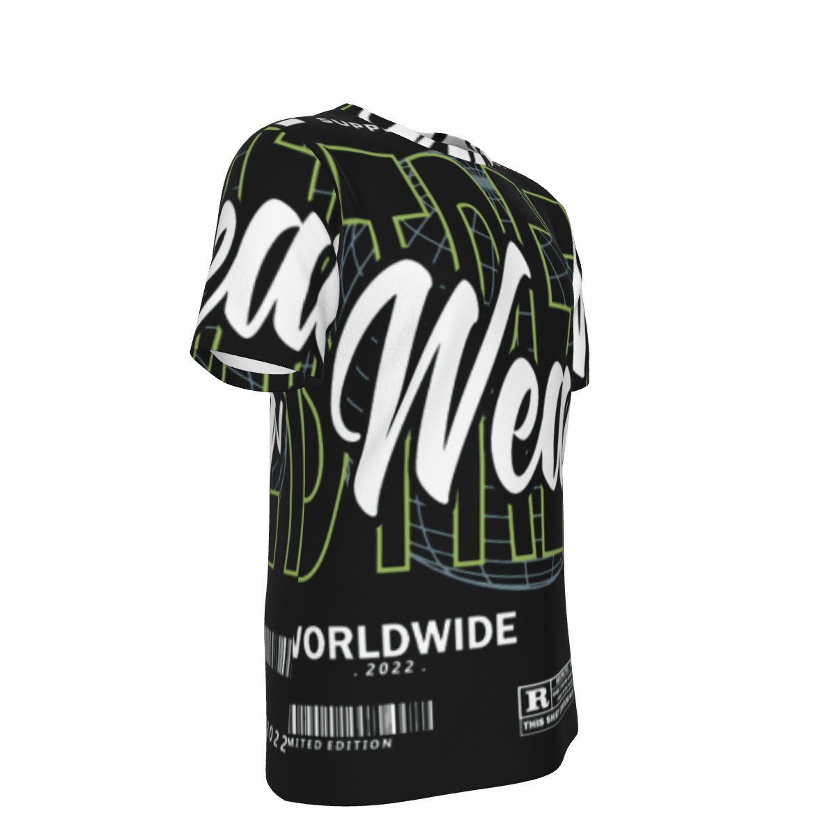 All-Over Print Men's O-Neck T-Shirt | 190GSM Cotton