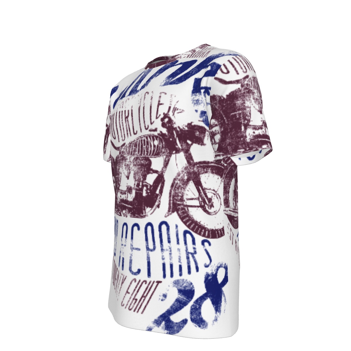 All-Over Print Men's O-Neck T-Shirt | 190GSM Cotton - Image 4