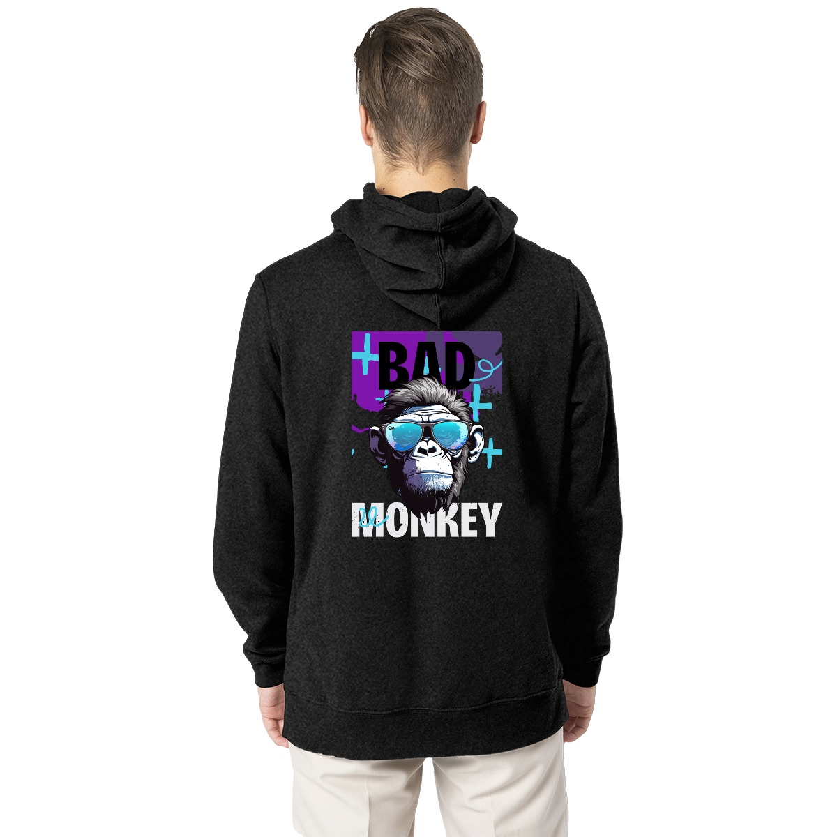 Men's Fleece Hoodie For The USA| 270GSM Front & Back DTF - Image 2