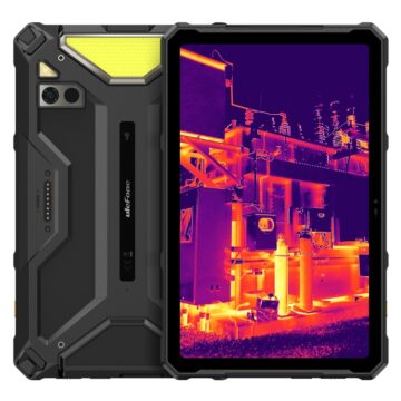 Ulefone Armor Pad 4 Ultra Thermal-versie Robuuste tablet, 10,36 inch Android 14 MediaTek Dimensity 6300 Octa Core 5G-netwerk, EU-stekker, Armor Pad 4 Ultra Thermal Imaging